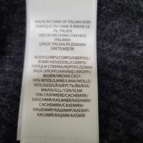 Ralph Lauren Wool Cashmere Long Line Long Sleeve Cardigan Size Small/ Medium - Picture 8 of 10